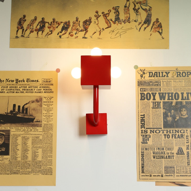 SkandiShop 70s Postmodern Wall Sconce